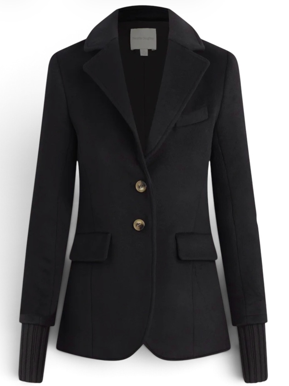 $398 Favorite Daughter City blazer Black size Large